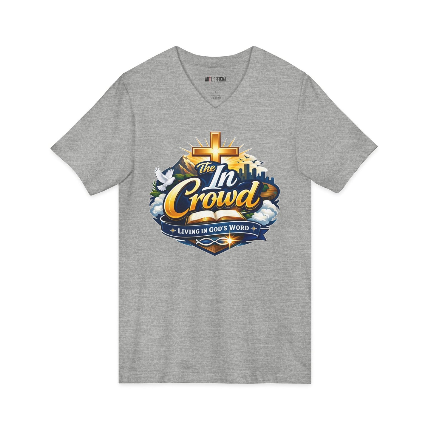 The In Crowd Christian  V-Neck Tee
