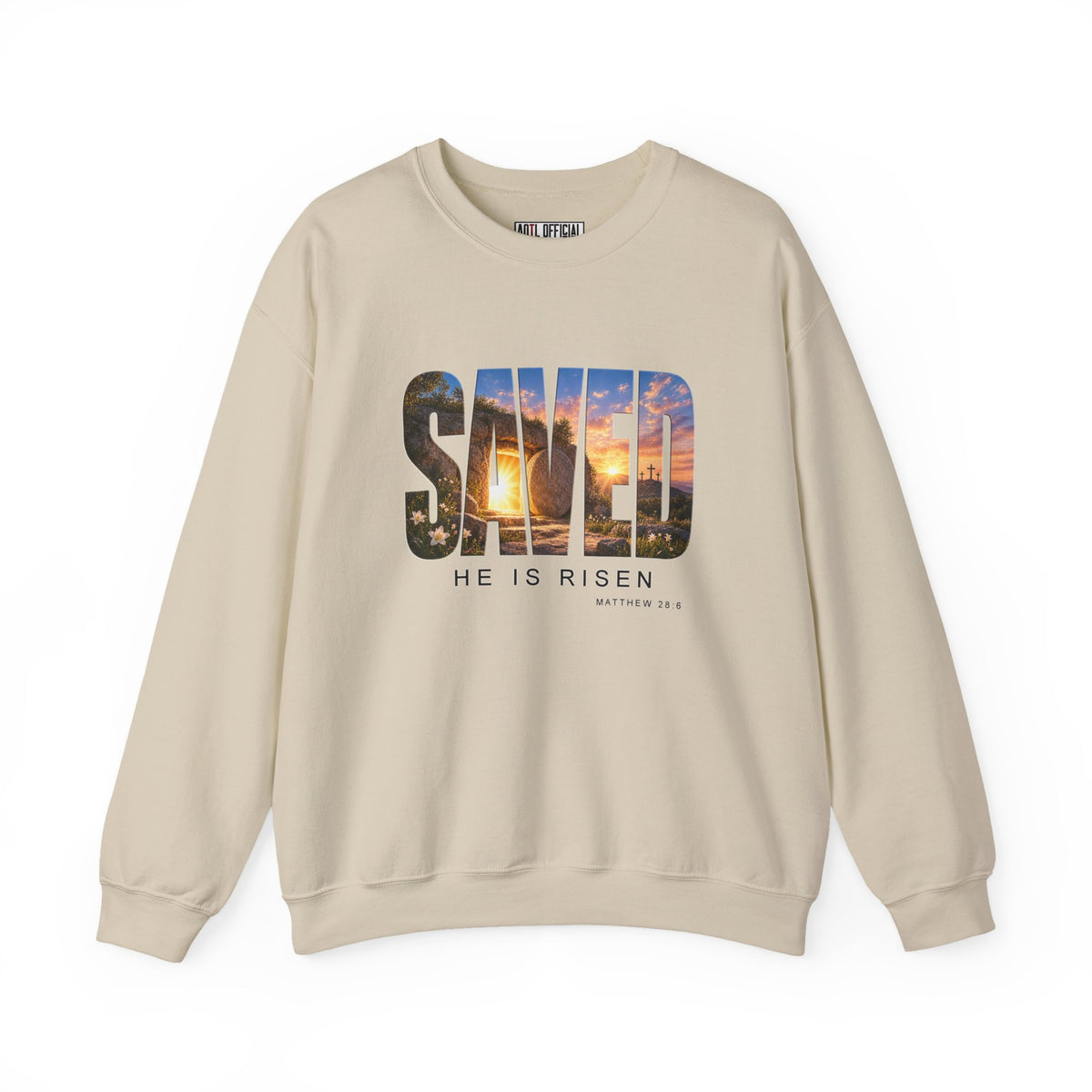 Saved-He Is Risen Christian Sweatshirt