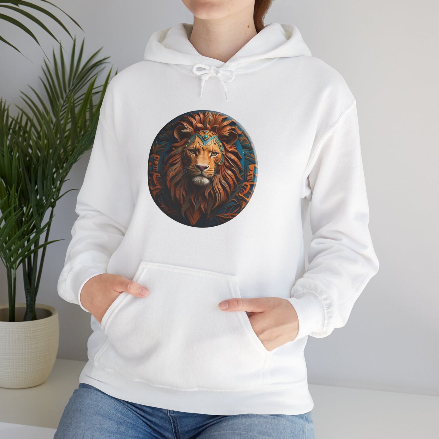 Lionhearted Savior Unisex Heavy Blend™ Hooded Sweatshirt