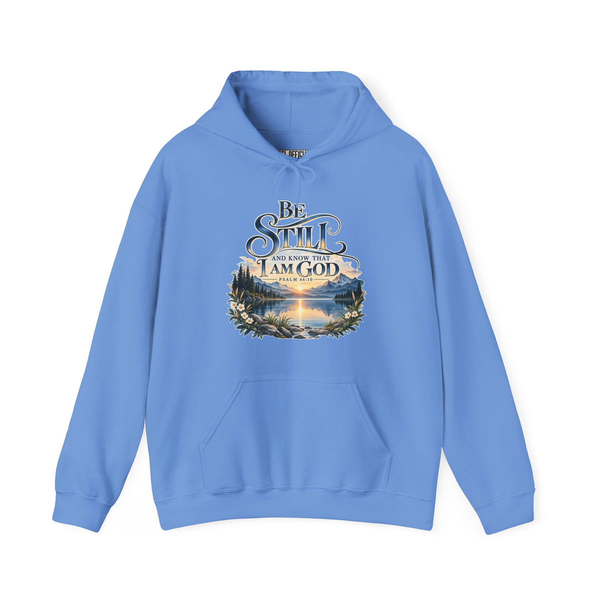 Be Still & Know – Psalm 46:10 Christian Mountain Design Christian Hoodie