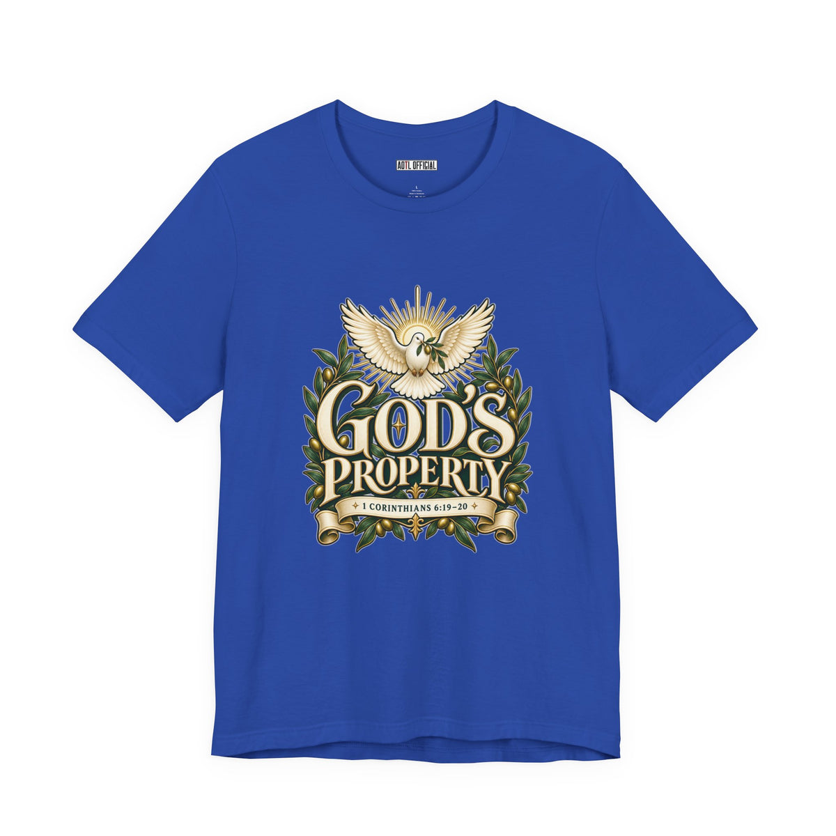 God’s Property — Bought with a Price  Christian T-shirt