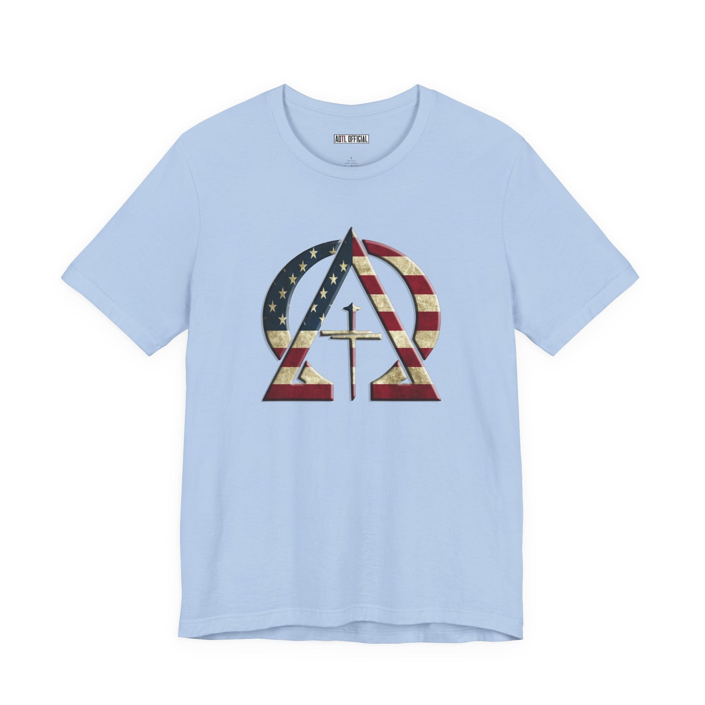 Alpha & Omega Vintage United States Of America Unisex Short Sleeve Tee