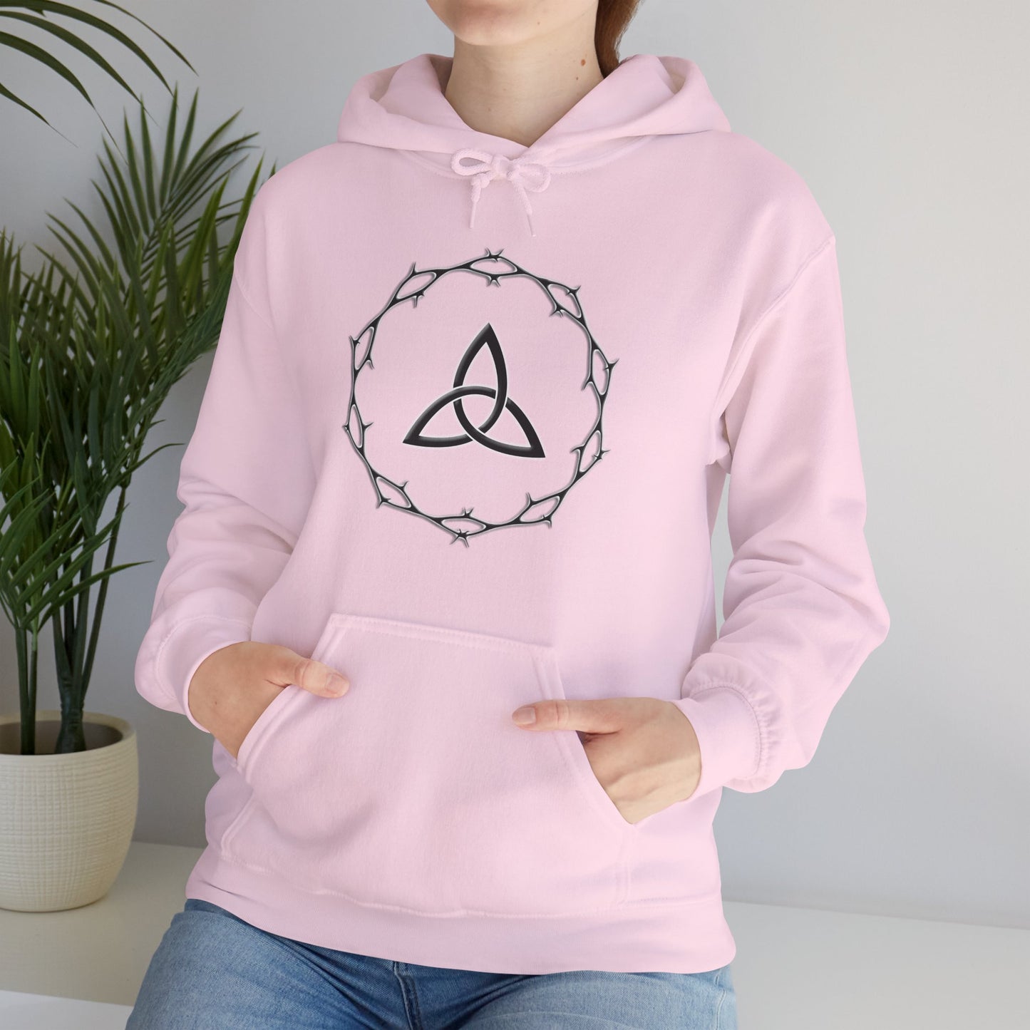 Circle of Thorn with Trinity Knot logo Unisex Heavy Blend™ Hooded Sweatshirt