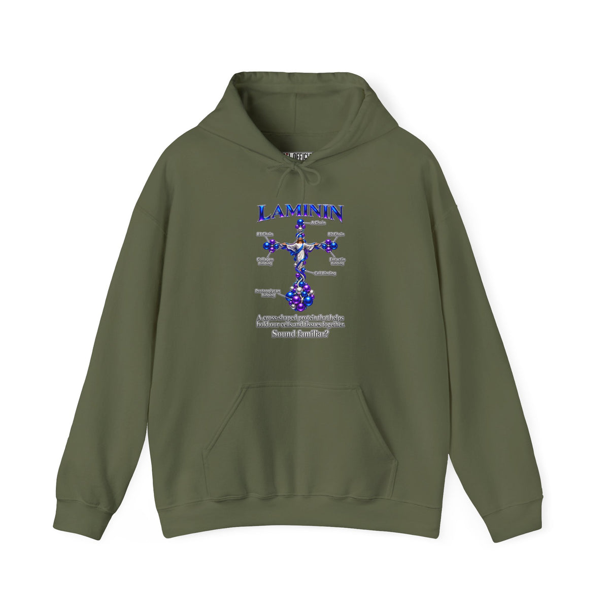 LAMININ Cross Design – Christian Hoodie