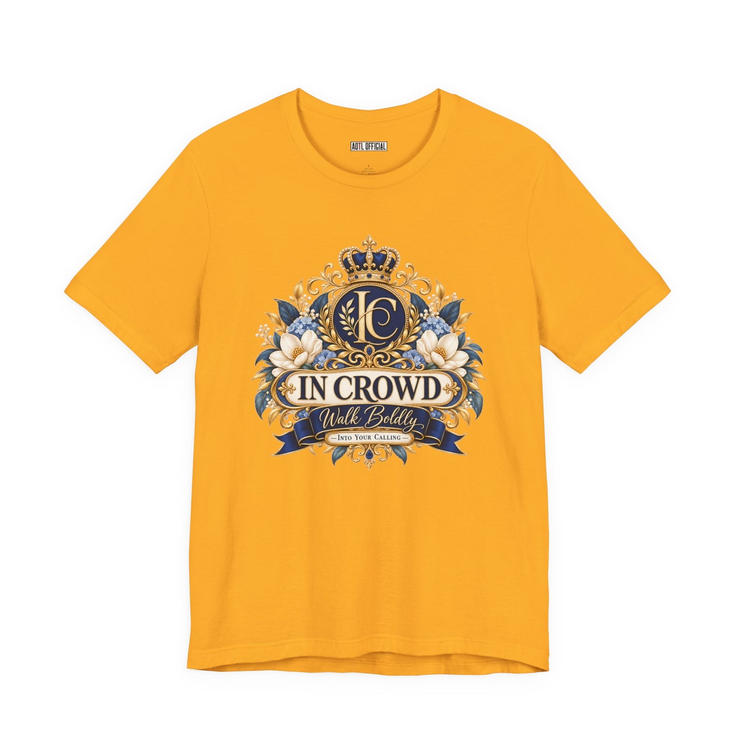 In Crowd – Walk Boldly Christian T-shirt