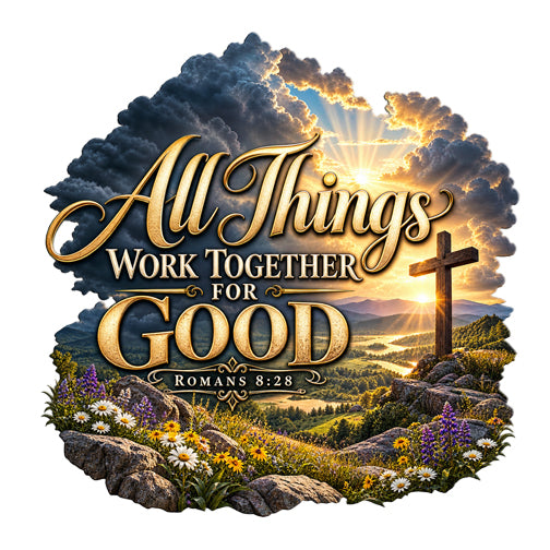 All Things Work Together for Good – Romans 8:28 Christian Long Sleeve Shirt