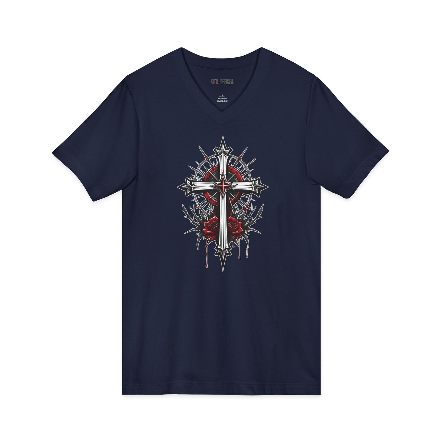 Thorned Redemption V-neck Tee