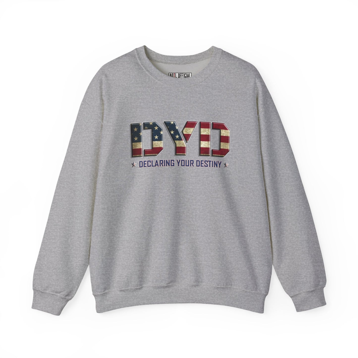 DYD USA Logo/Winged Guardian Unisex Heavy Blend™ Crewneck Sweatshirt