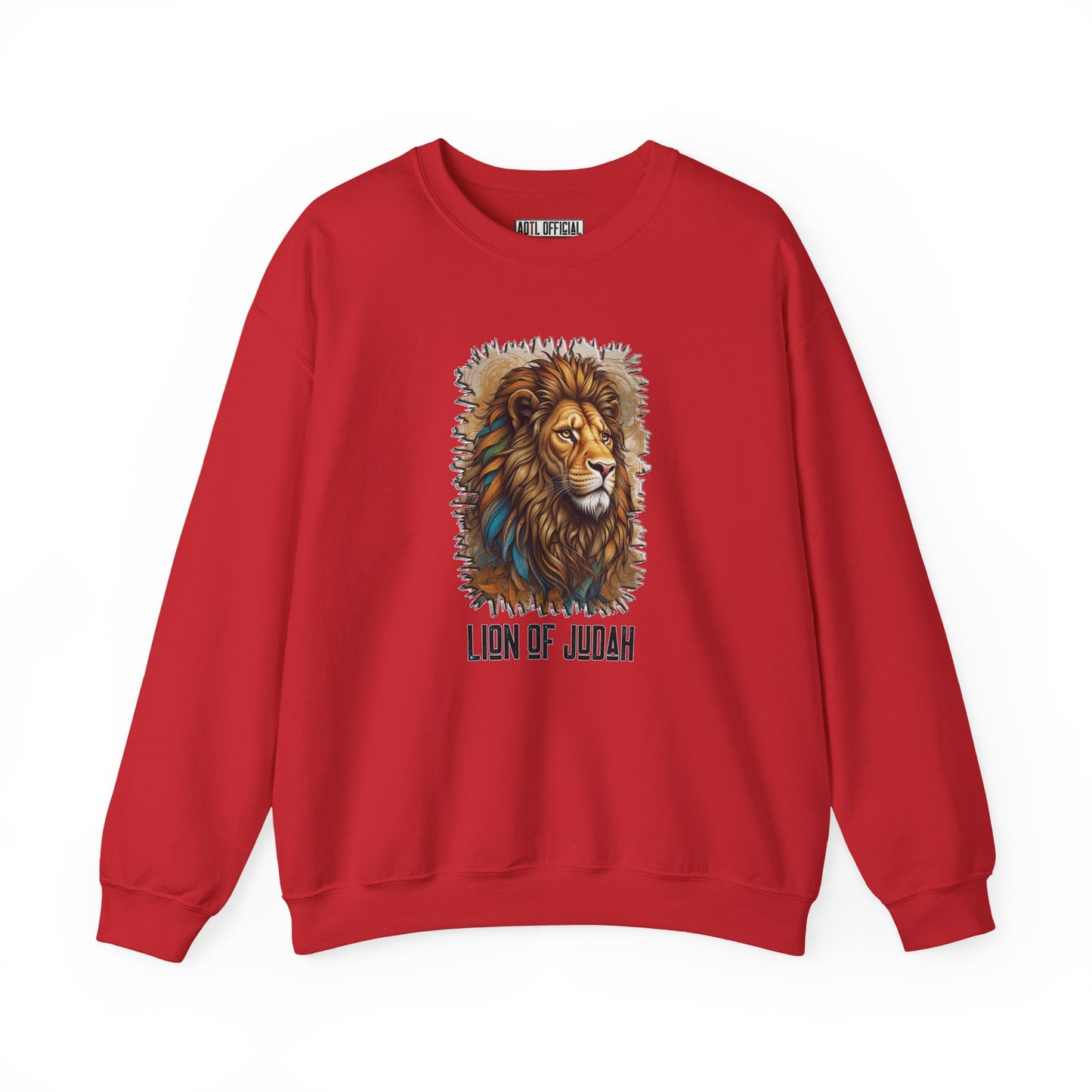 Divine King  Lion of Judah  Unisex Heavy Blend™ Crewneck Sweatshirt