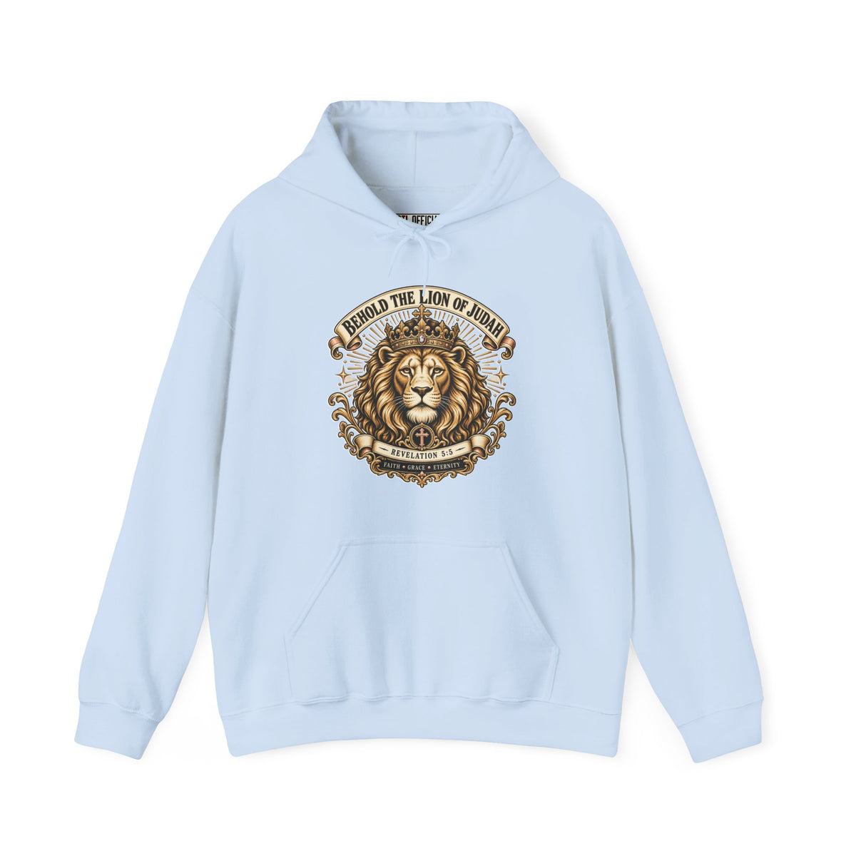 Behold the Lion of Judah —  Revelation 5:5 Christian Hoodie