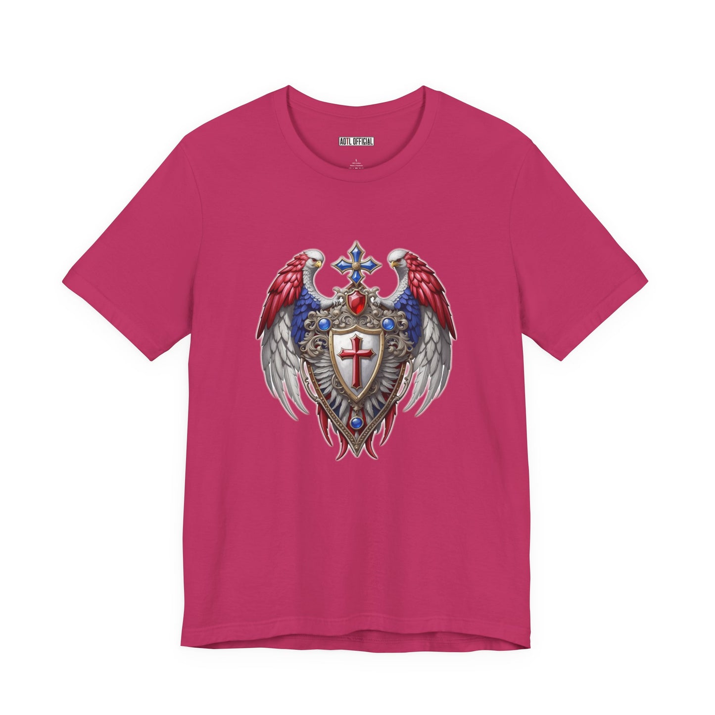 Winged Guardians of Faith Unisex Short Sleeve Tee