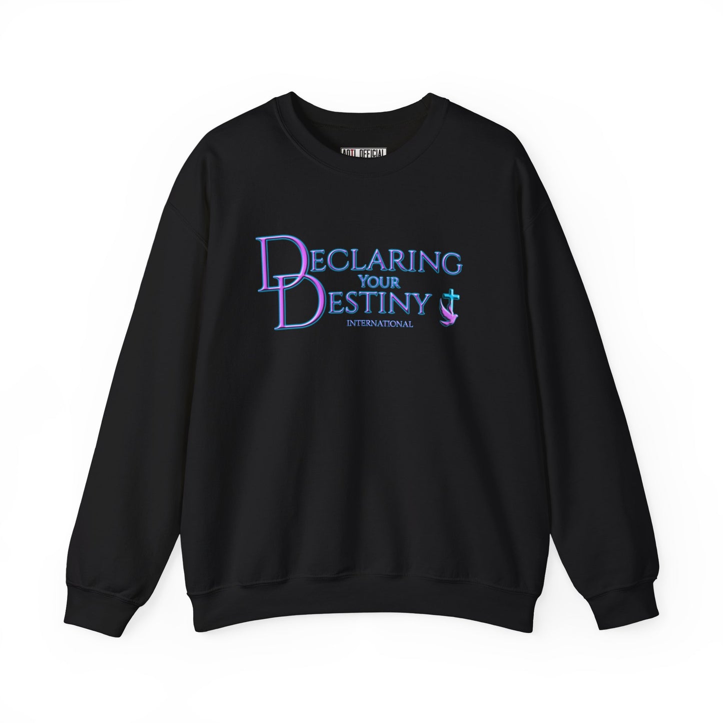 Declaring Your Destiny Purple & Teal logo Unisex Heavy Blend™ Crewneck Sweatshirt