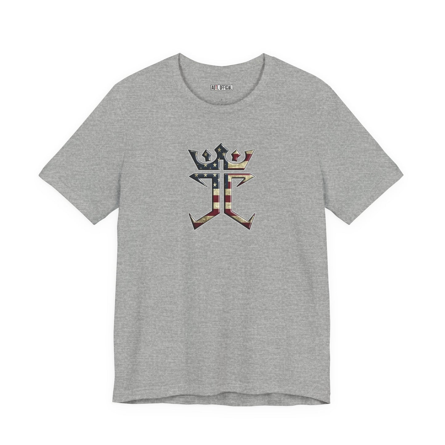 Vintage Jesus Christ Is King In The United States Unisex Short Sleeve Tee