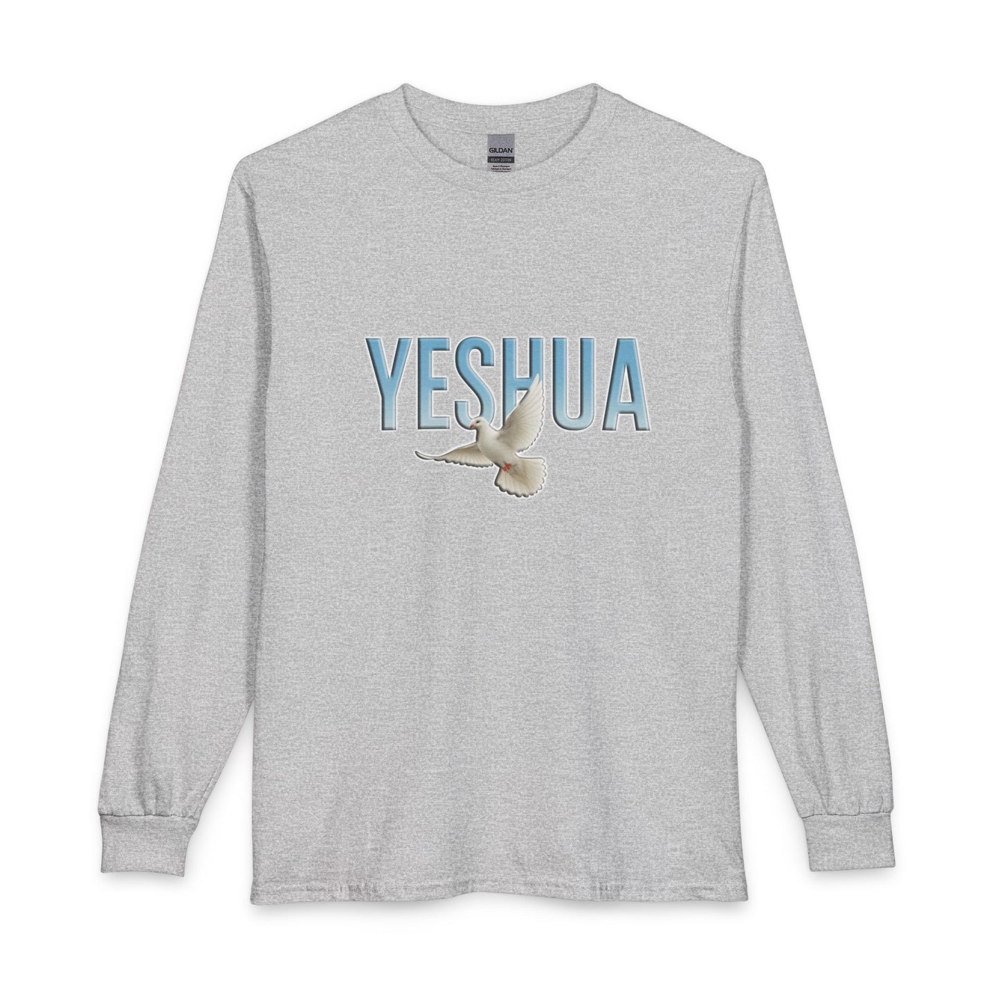 Yeshua With Holy Spirit Dove Christian Long Sleeve Shirt