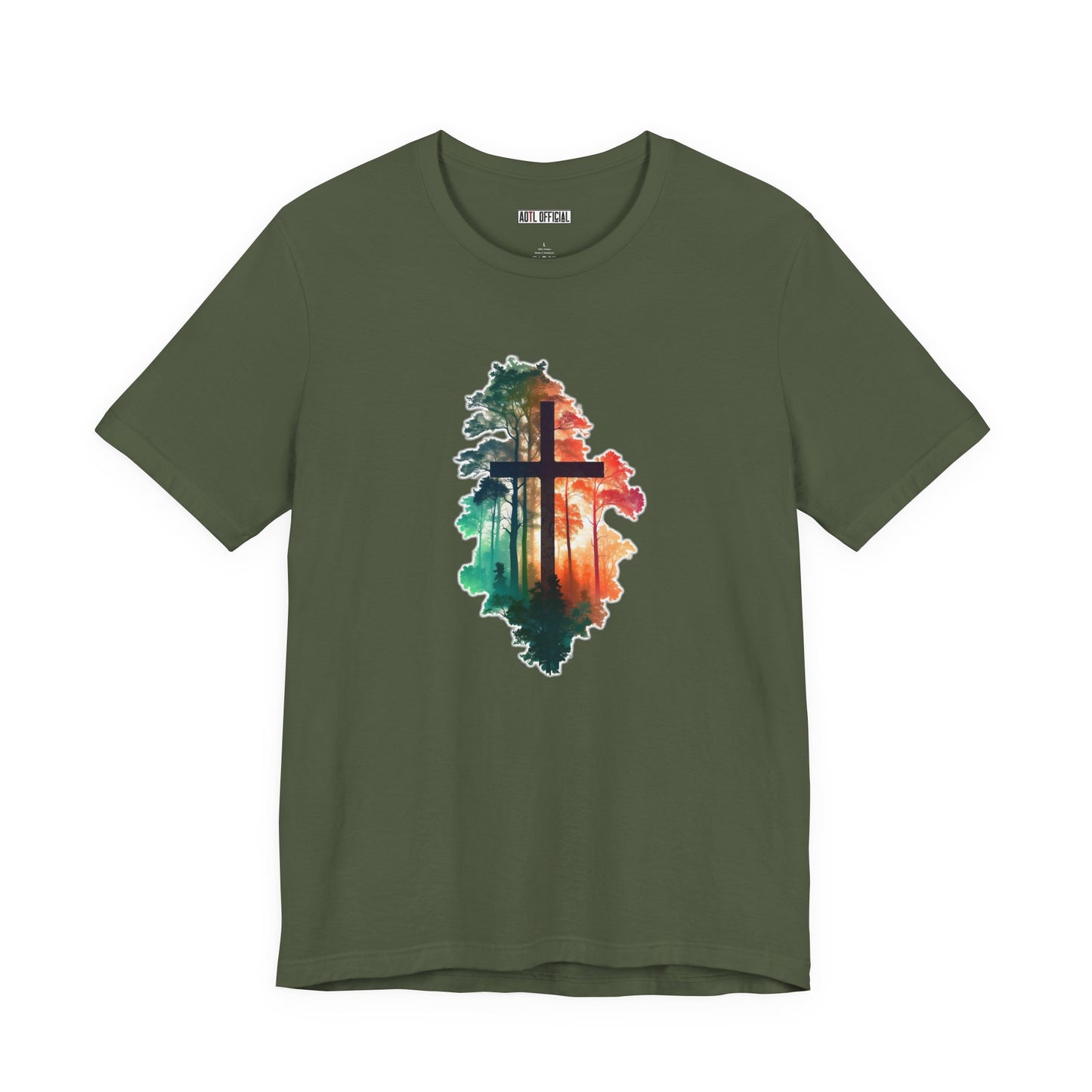Cross in the wilderness Christian  Tee