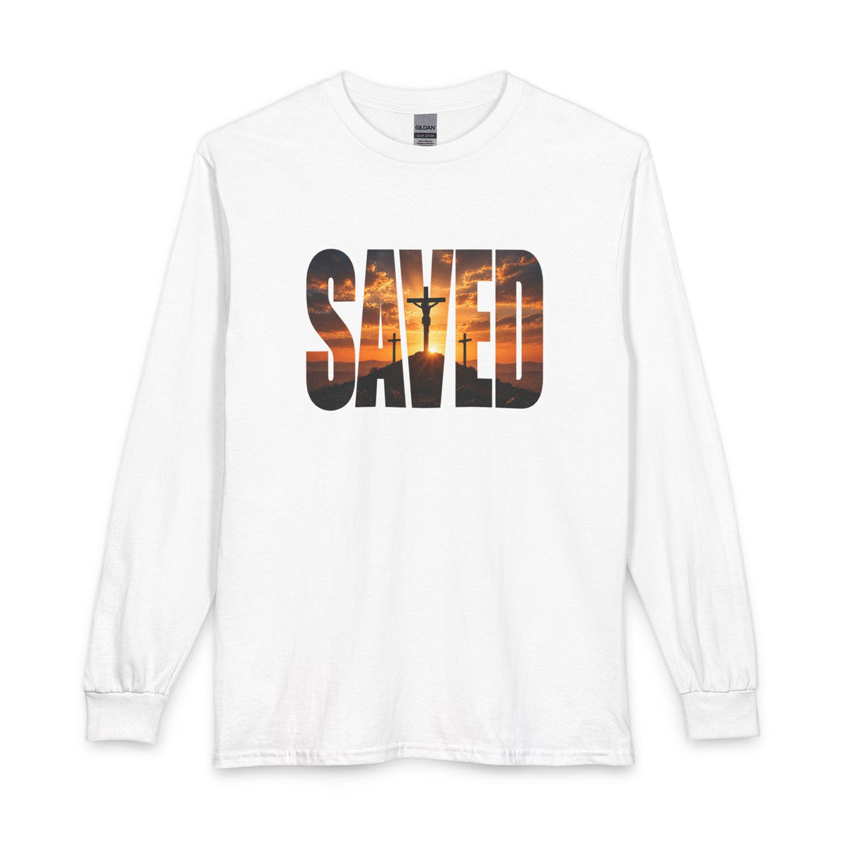 Shop the Saved — By the Cross Christian Long Sleeve Shirt. Simple, powerful, and unmistakably Christian. 