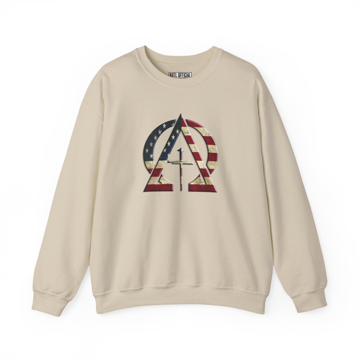 Alpha & Omega Vintage USA Unisex Heavy Blend™ Crewneck Sweatshirt