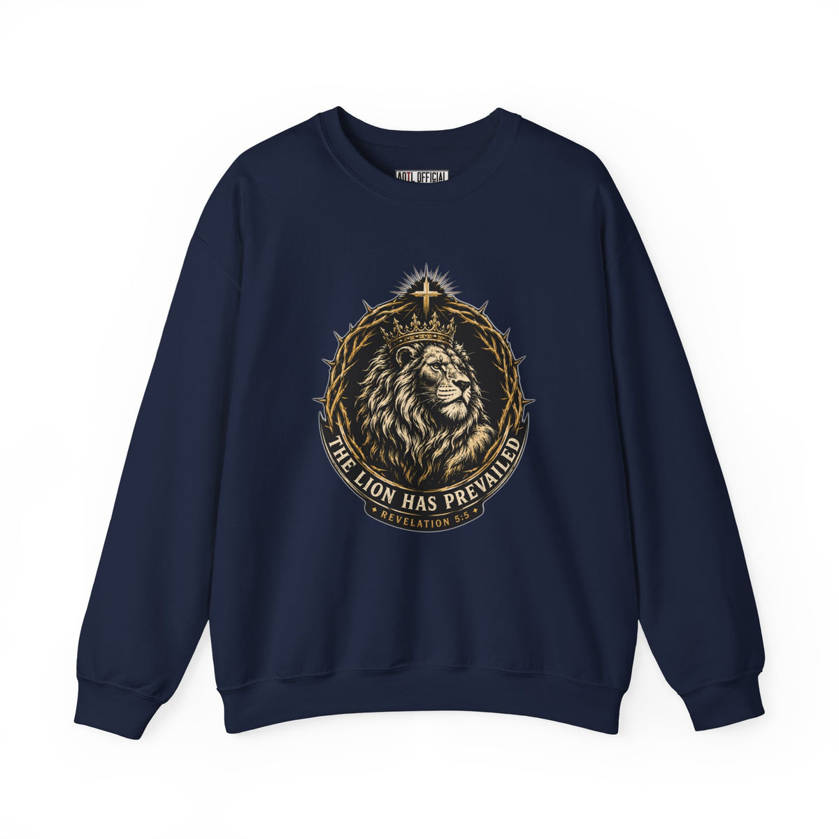 Lion of Judah — The Lion Has Prevailed Christian Sweatshirt