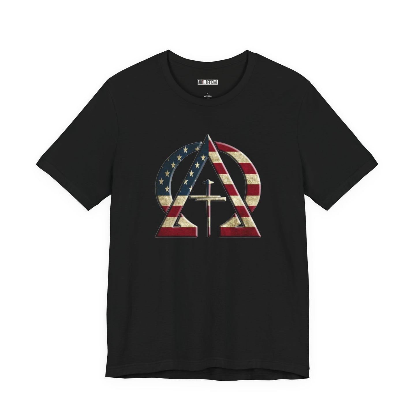 Alpha & Omega Vintage United States Of America Unisex Short Sleeve Tee