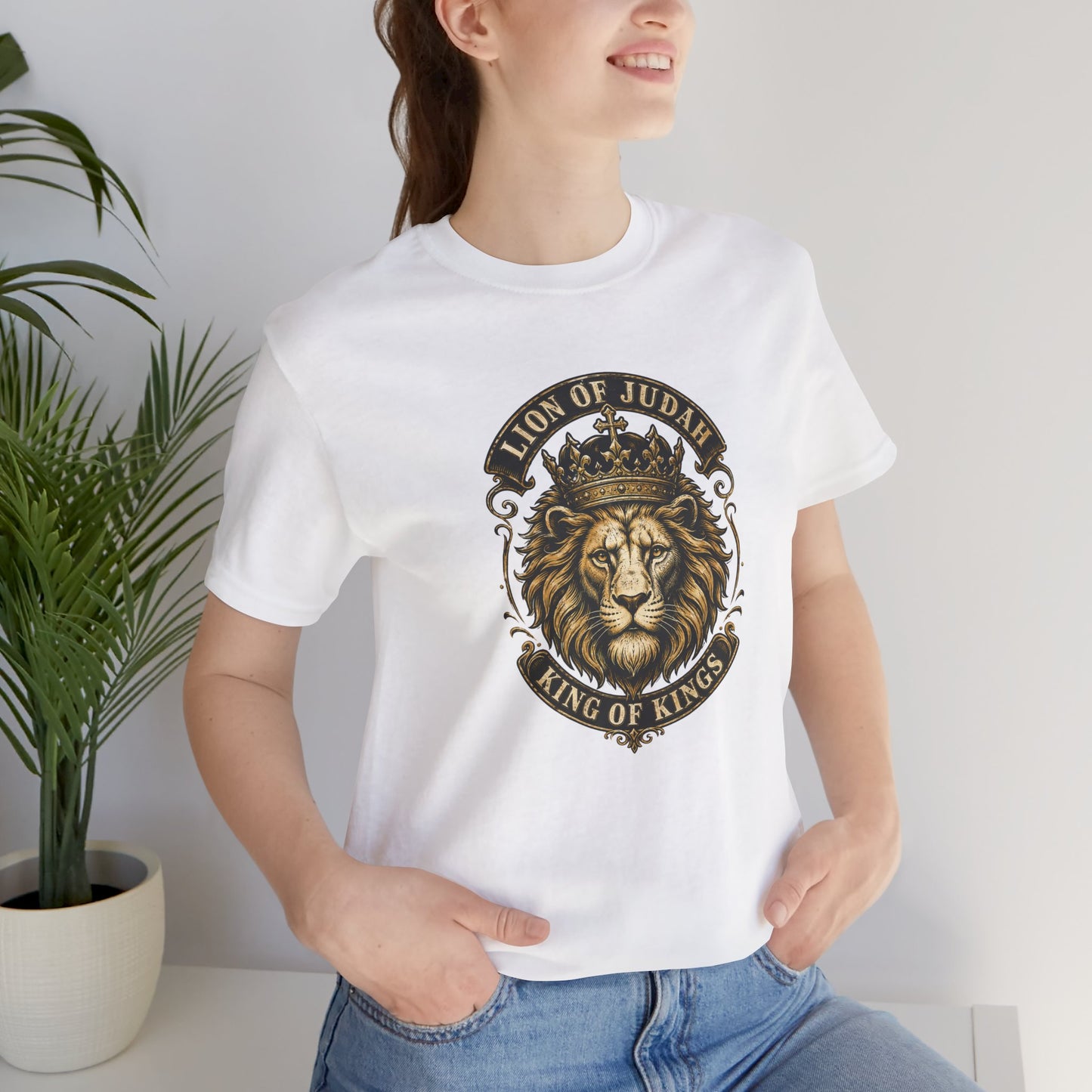 Lion of Judah – King of Kings Christian T-shirt