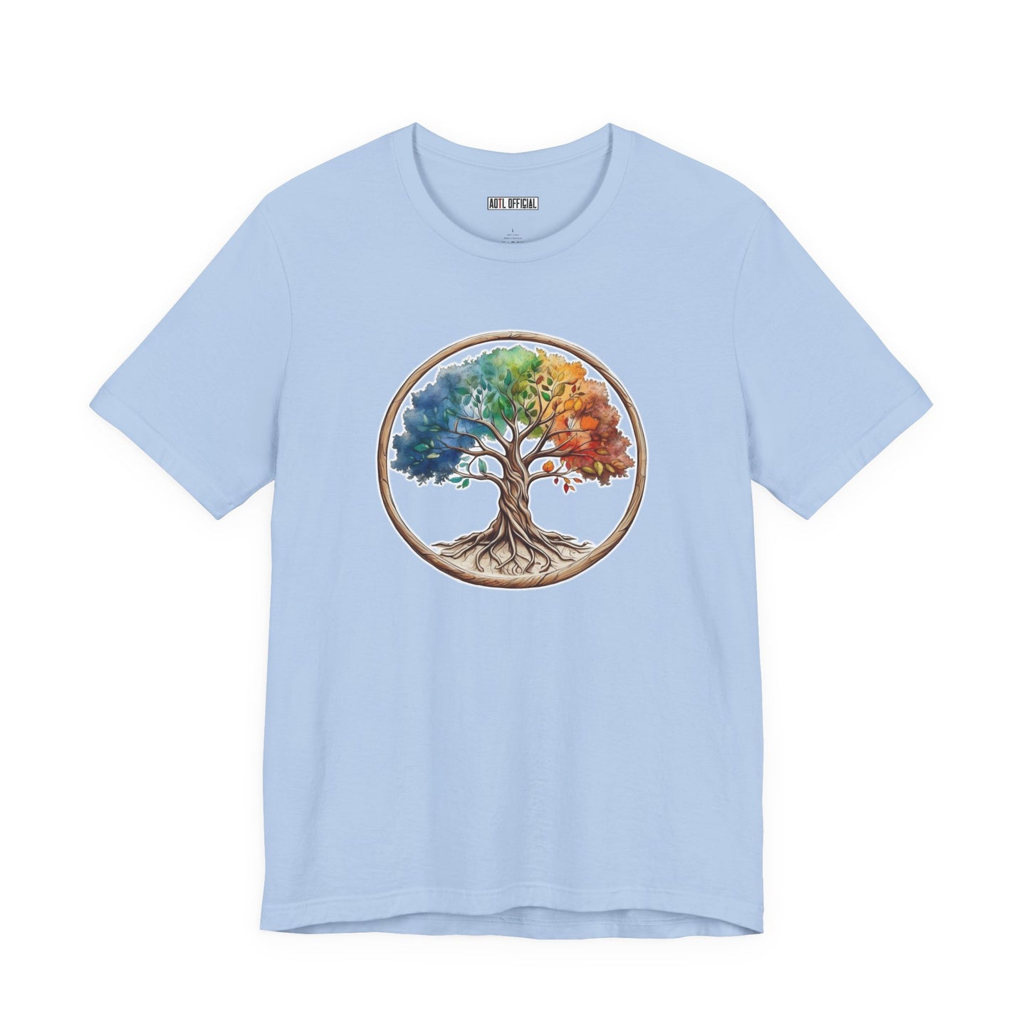 Colorful Tree Of Life Unisex Short Sleeve Tee
