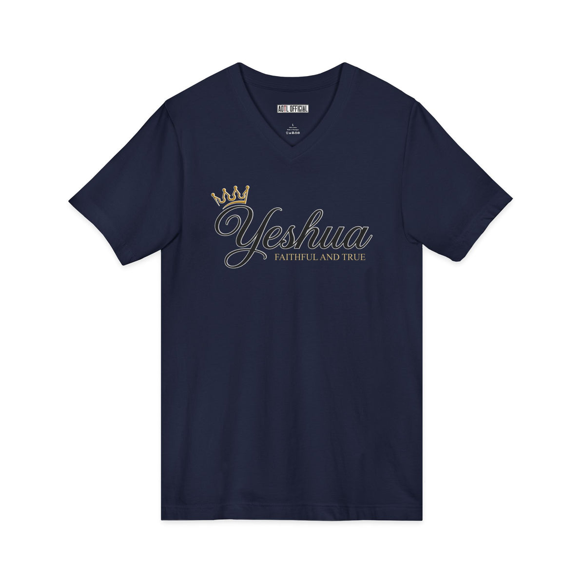 Yeshua Faithful And True Christian V-Neck Tee