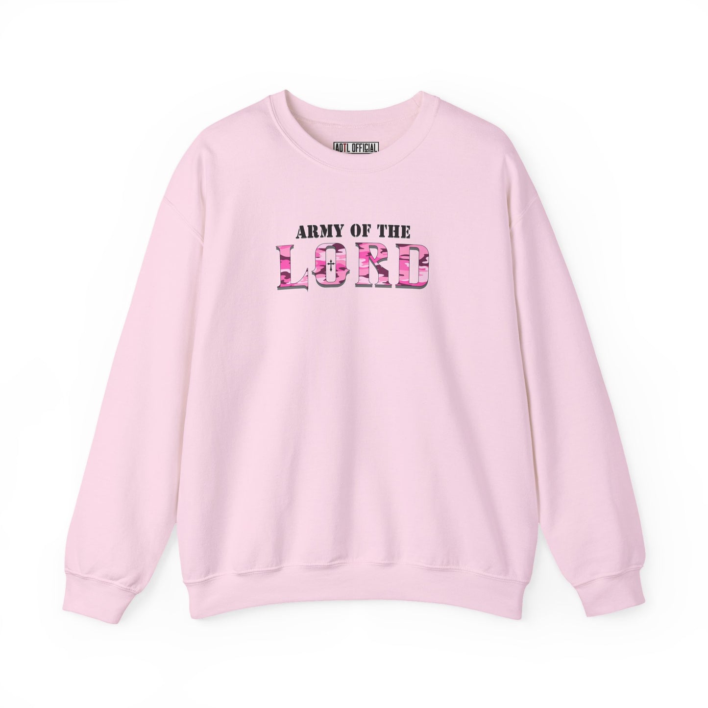 Pink Army of the Lord Unisex Heavy Blend™ Crewneck Sweatshirt