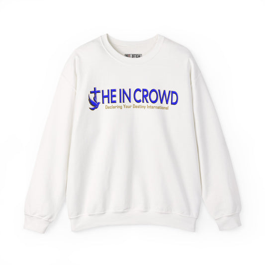 The In Crowd Blue & Gold logo Unisex Heavy Blend™ Crewneck Sweatshirt