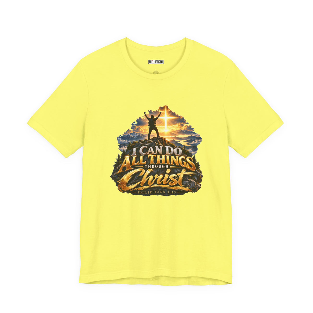 I Can Do All Things Through Christ – Philippians 4:13 Victory Design Christian T-shirt