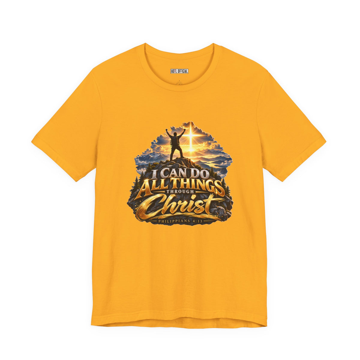 I Can Do All Things Through Christ – Philippians 4:13 Victory Design Christian T-shirt