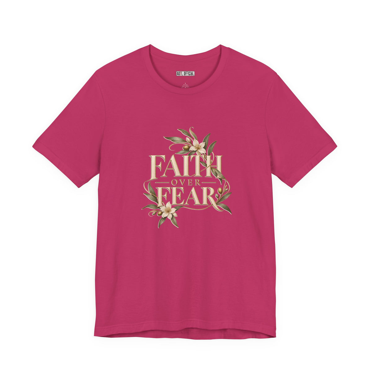 Faith Over Fear Christian T-shirt
