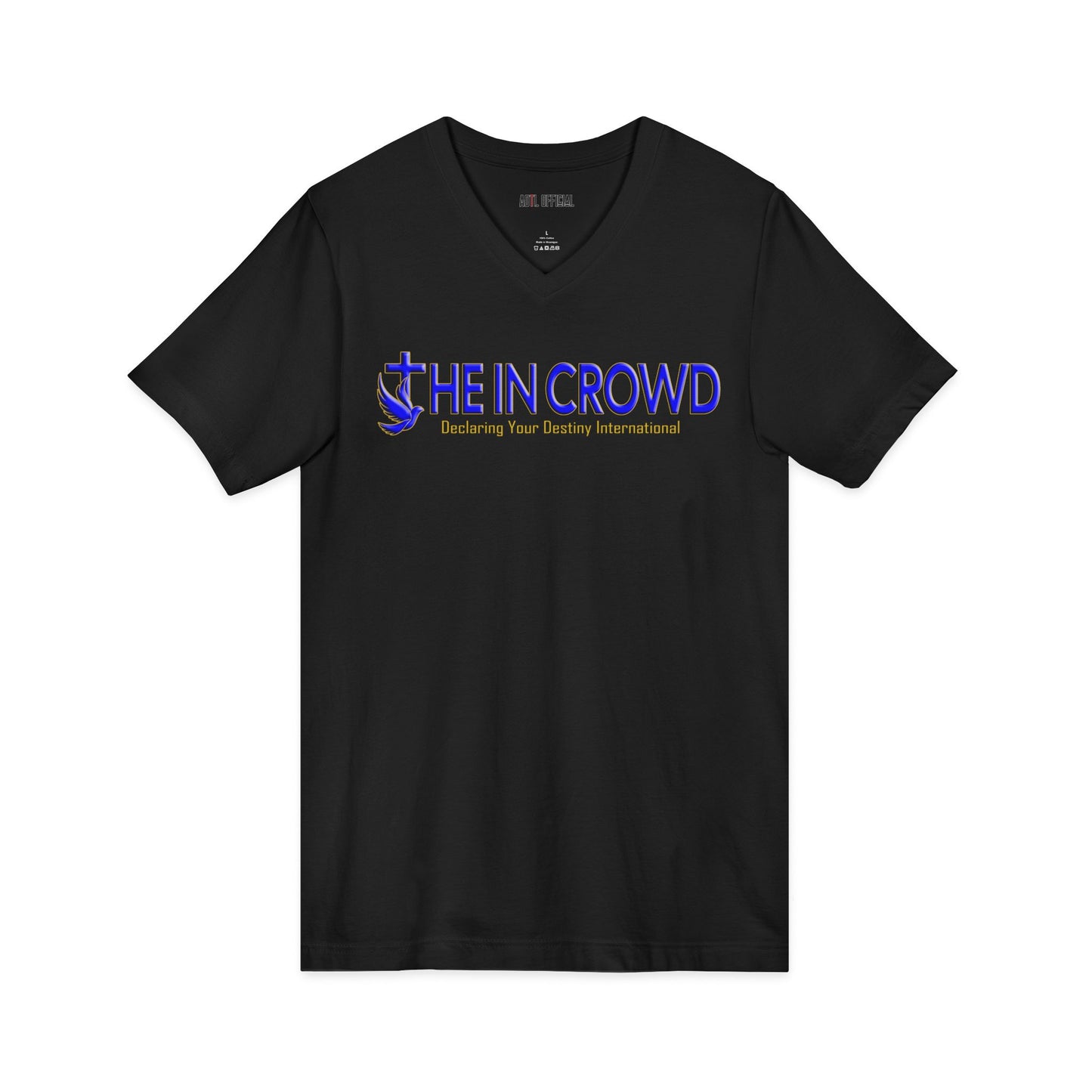 Blue and Gold The In Crowd V-Neck Tee