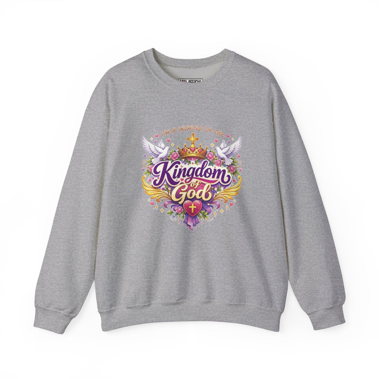 Graceful & Royal Member of the Kingdom of God Unisex Heavy Blend™ Crewneck Sweatshirt