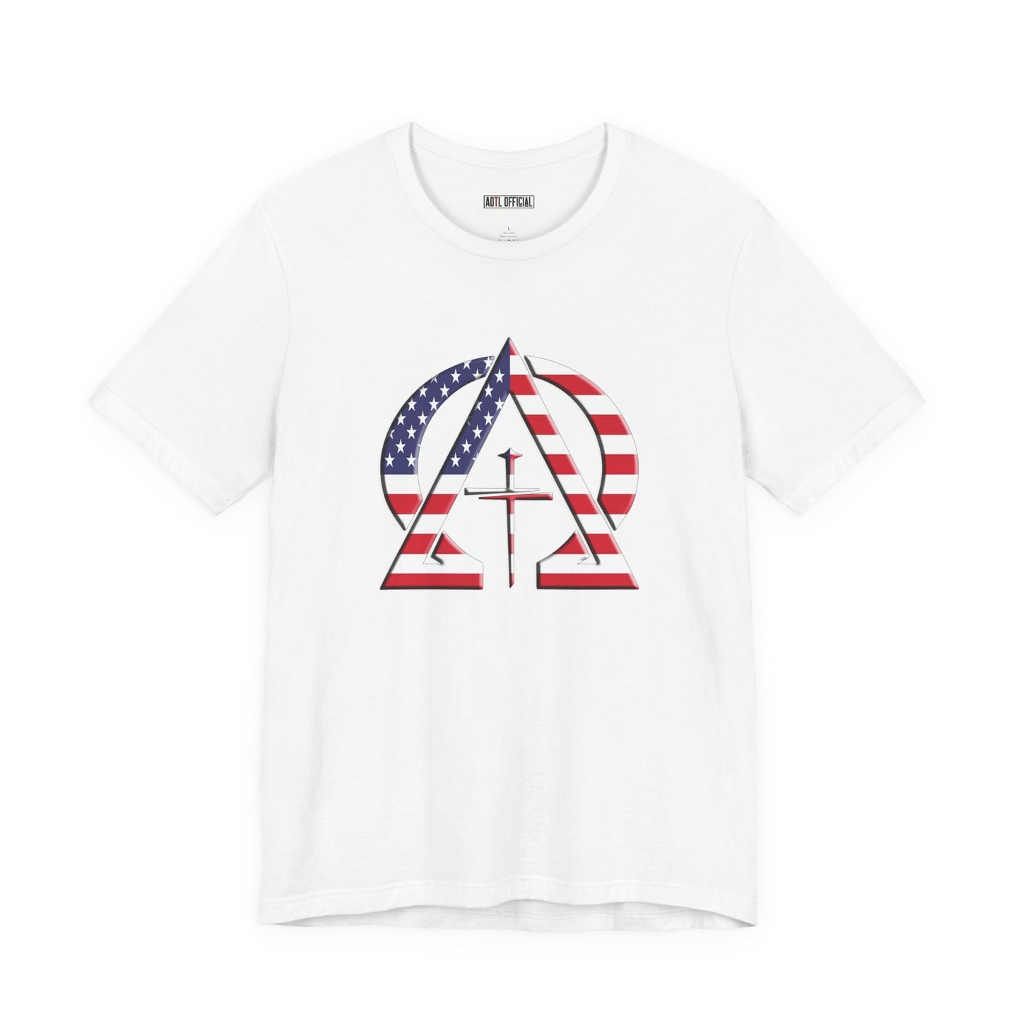 Alpha & Omega United States Of America Unisex Short Sleeve Tee