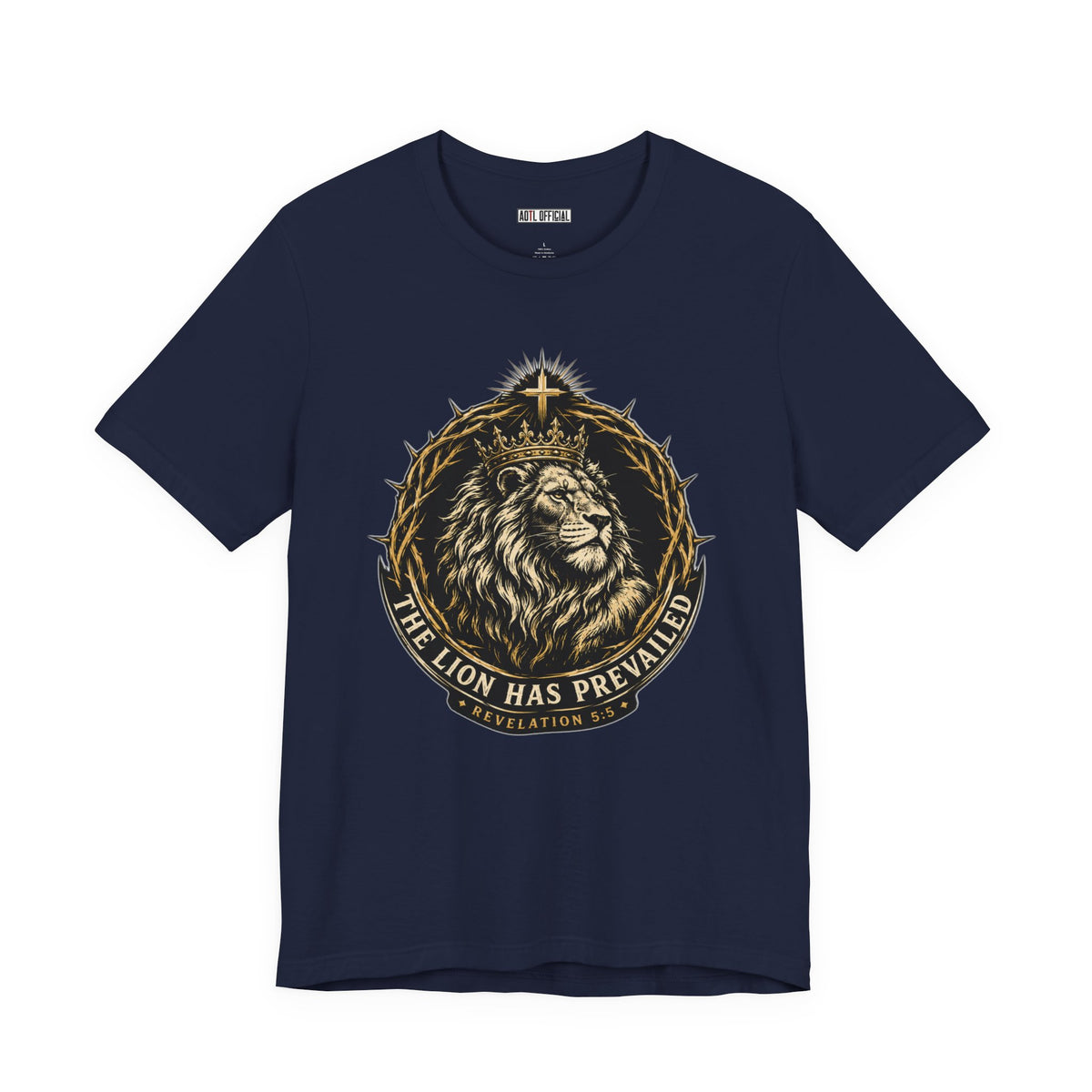 Lion of Judah — The Lion Has Prevailed Christian T-shirt