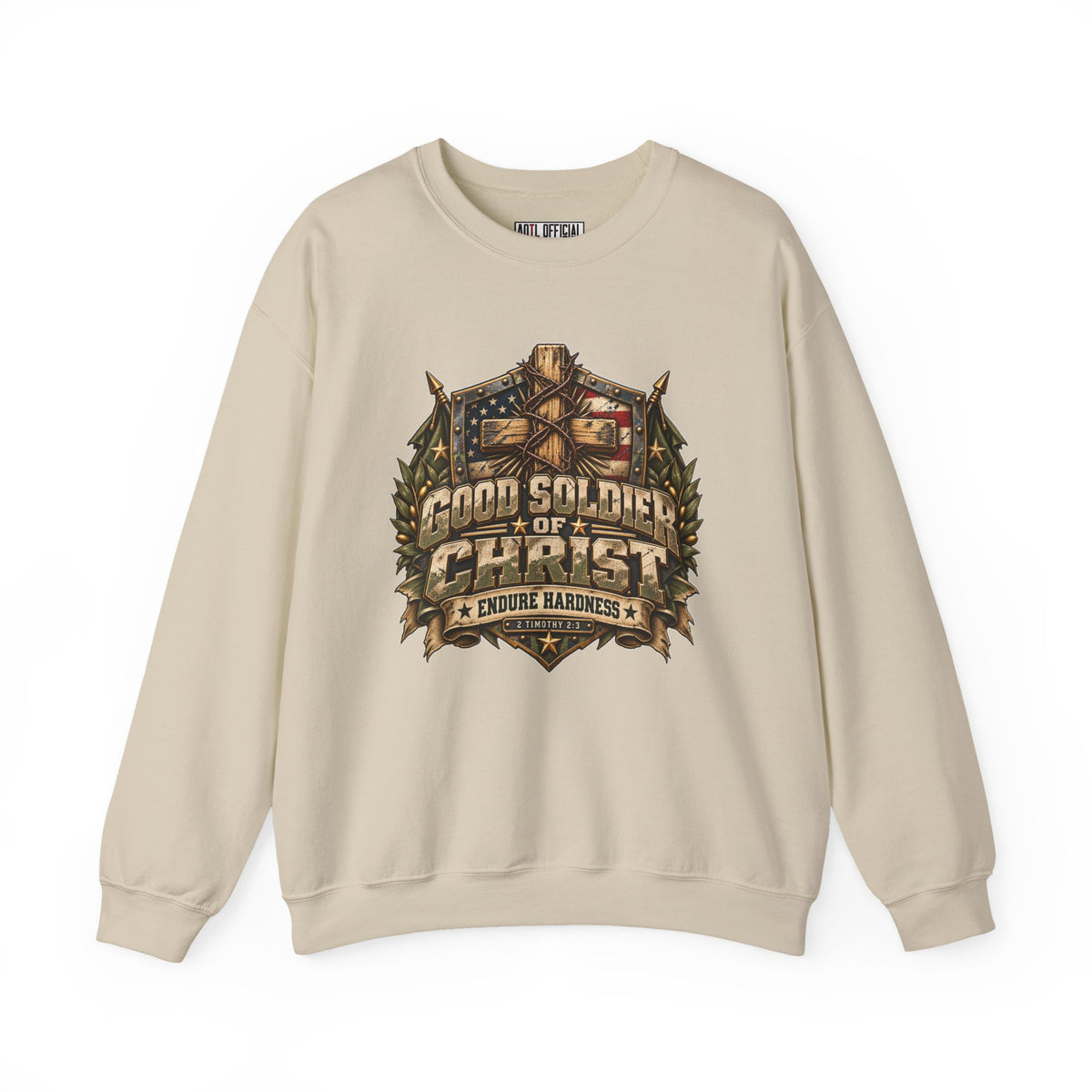 Good Soldier of Christ — Endure Hardness Christian Sweatshirt
