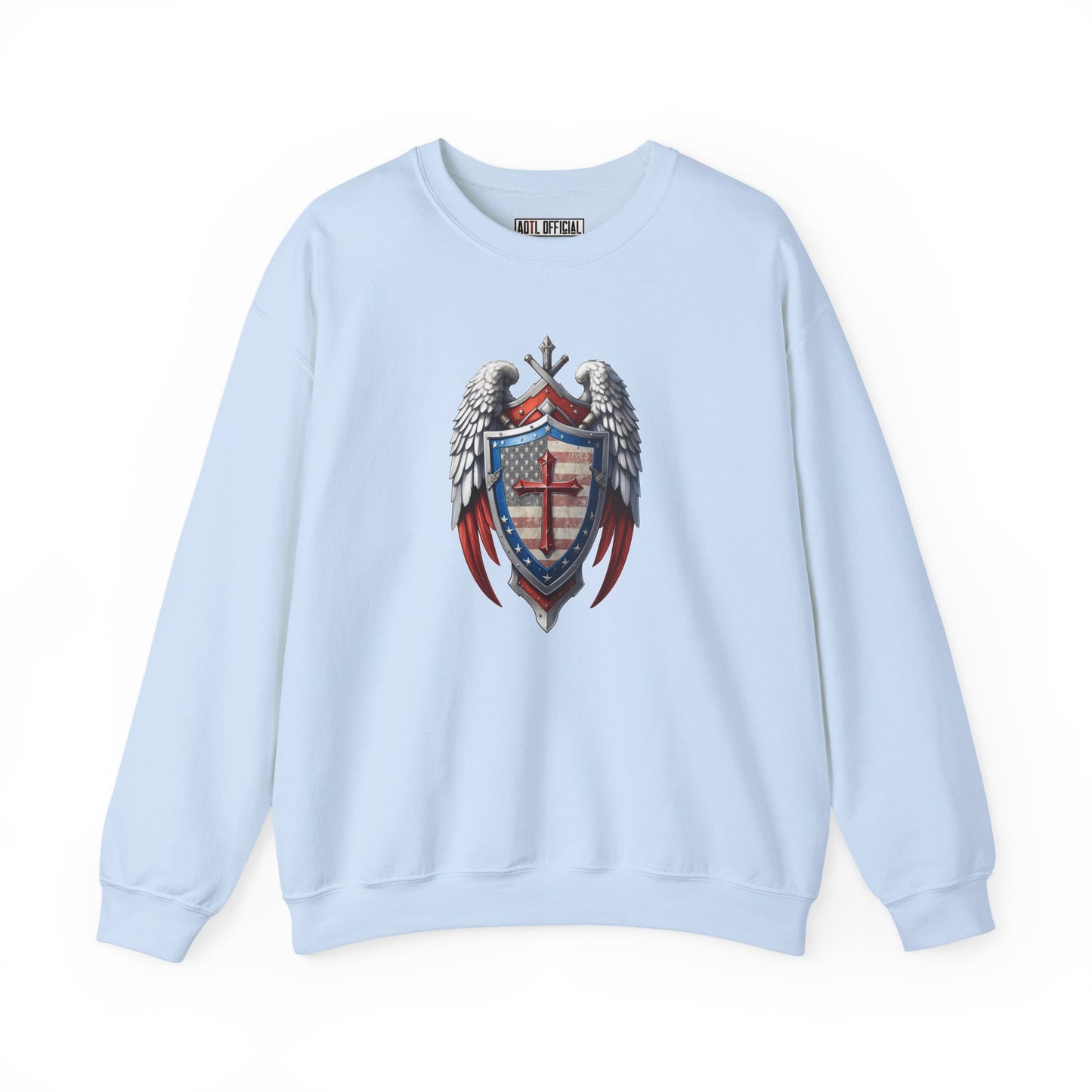 Winged Guardian Unisex Heavy Blend™ Crewneck Sweatshirt