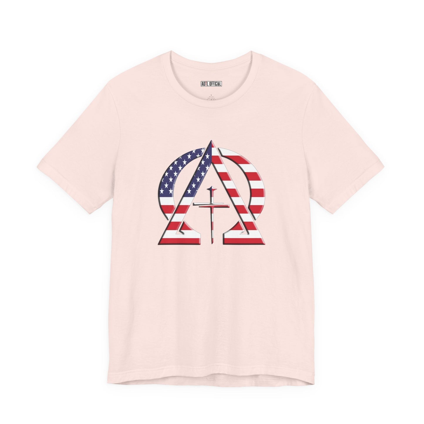 Alpha & Omega United States Of America Unisex Short Sleeve Tee