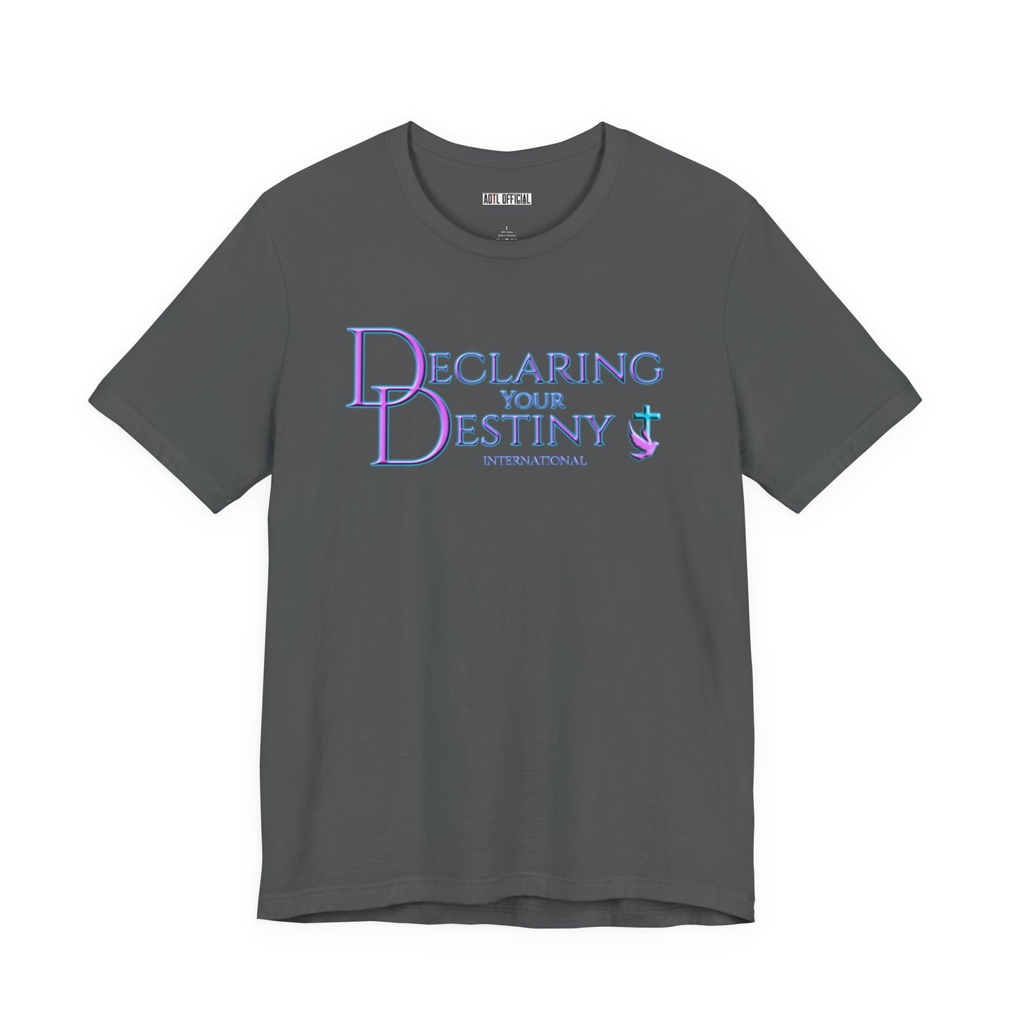 Declaring Your Destiny Lilac & Teal logo/Ephesians 3:20