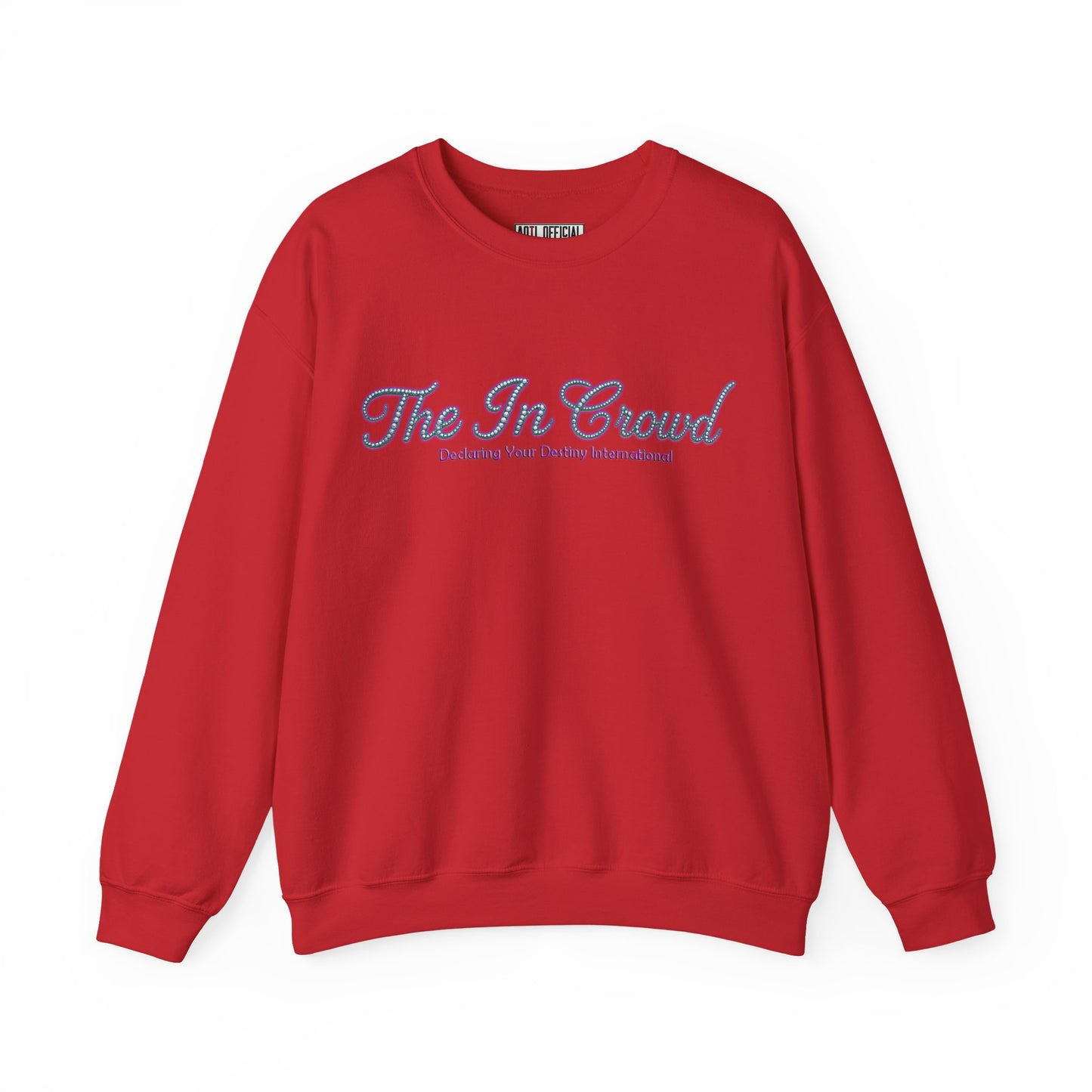 The In Crowd Gemstone print in Lilac & Teal Unisex Heavy Blend™ Crewneck Sweatshirt