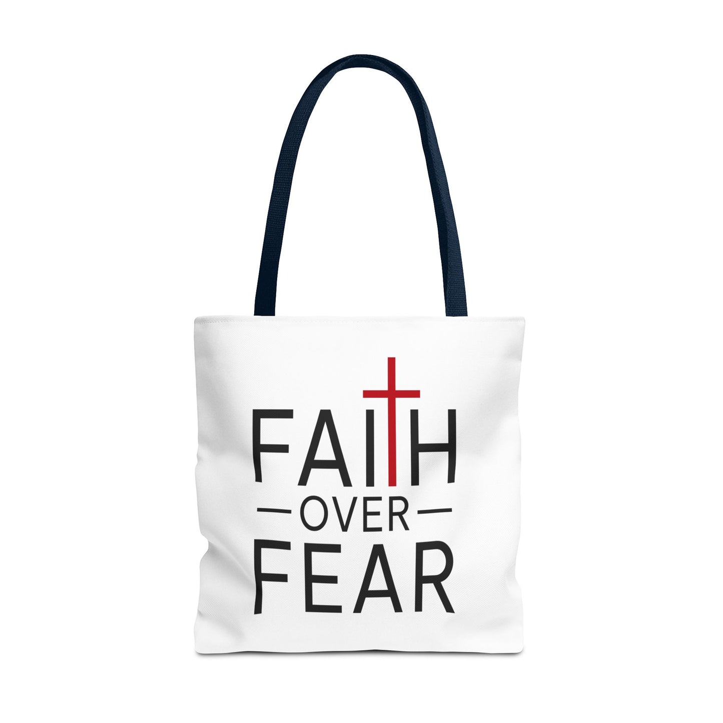 Faith Over Fear/ Team Jesus Christian Tote Bag