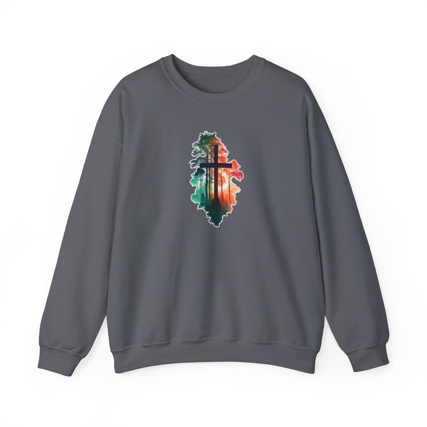 Cross in the Wilderness Unisex Heavy Blend™ Crewneck Sweatshirt