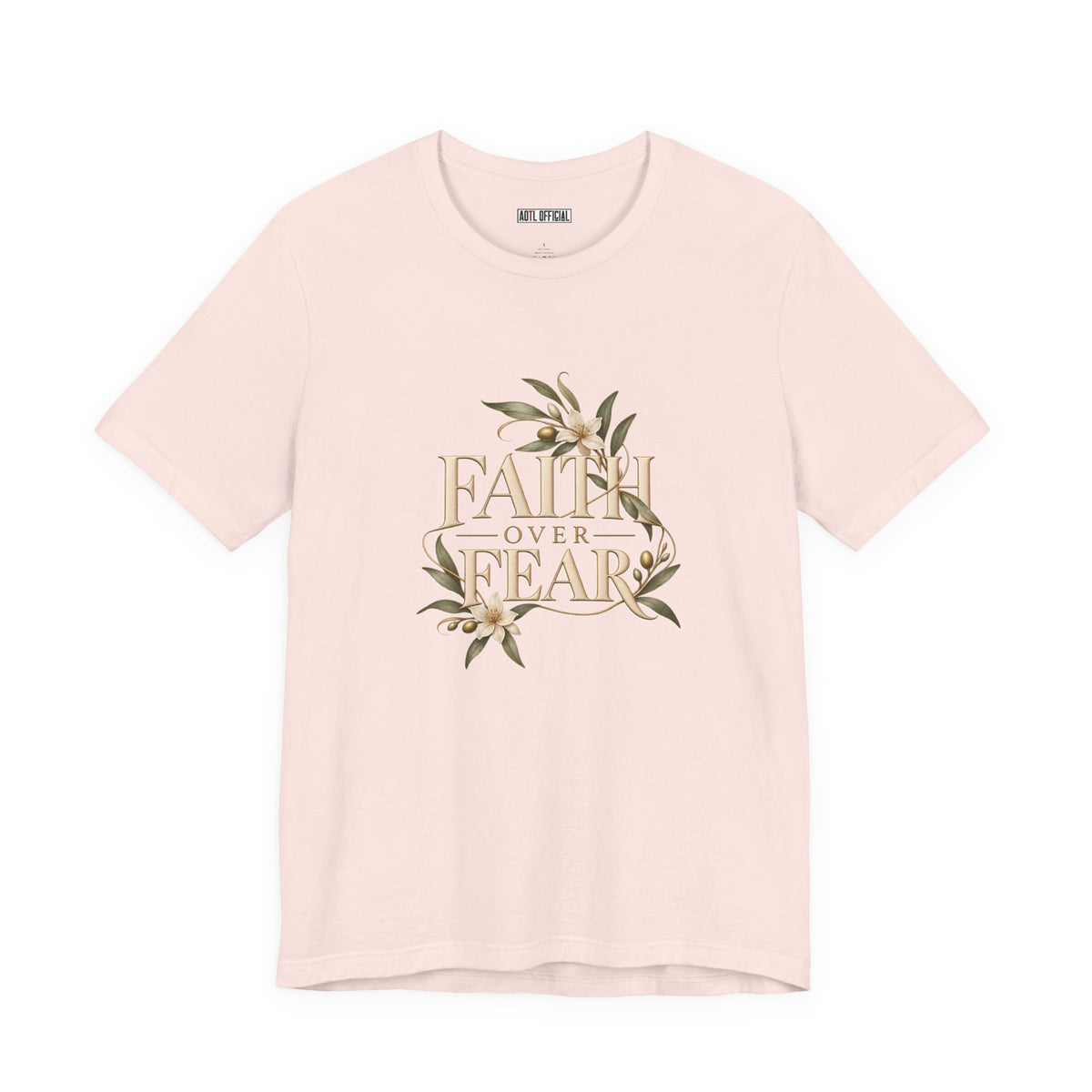 Faith Over Fear Christian T-shirt
