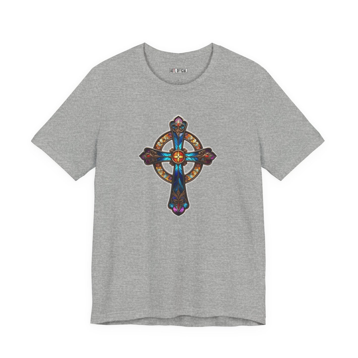 Radiant Cross  Christian Unisex Short Sleeve Tee