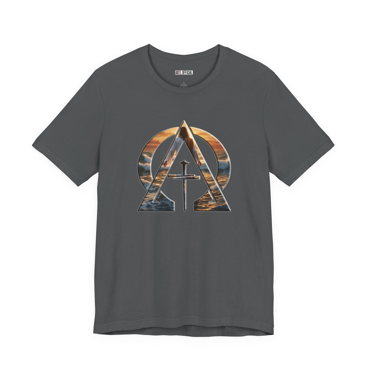 Devine Triad Alpha & Omega Jesus Walking On Water Unisex Short Sleeve ...