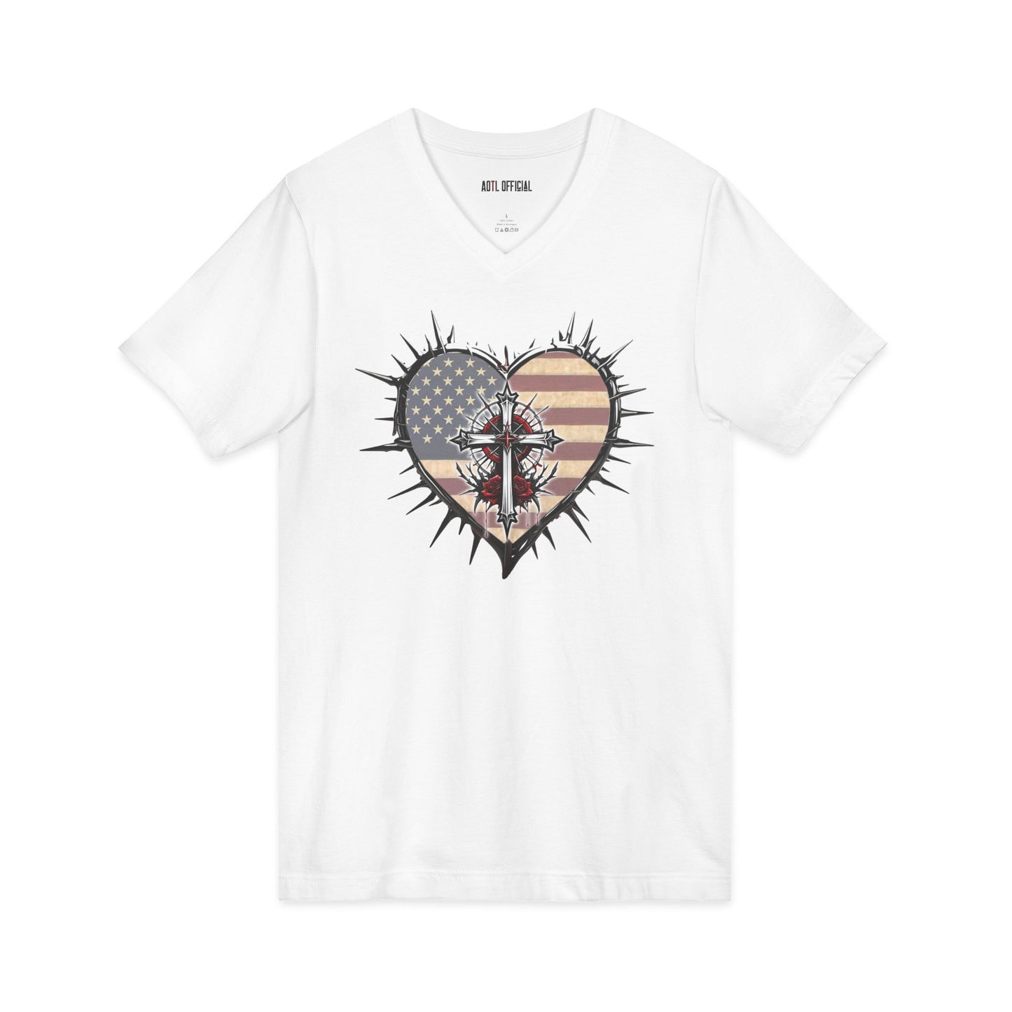 Sacrificial Freedom  V-Neck Tee