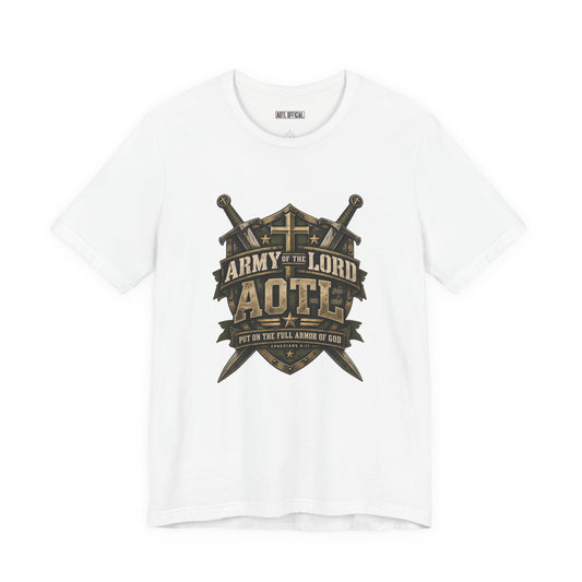 Armor of God Christian shirt Inspired by Ephesians 6:11, this Army of the Lord design reminds you to put on God’s full armor and face each day with courage.