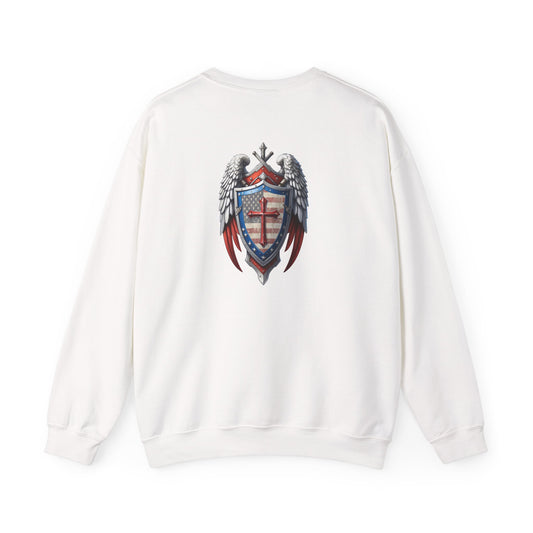 DYD USA Logo/Winged Guardian Unisex Heavy Blend™ Crewneck Sweatshirt
