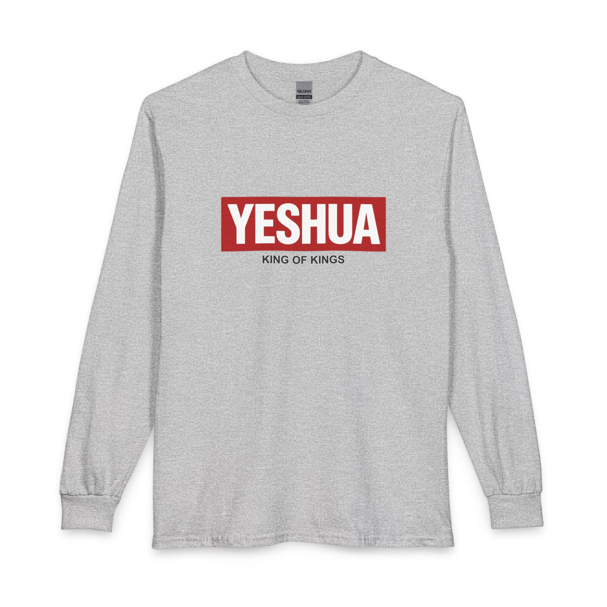 Yeshua Box Logo Christian Long Sleeve Shirt