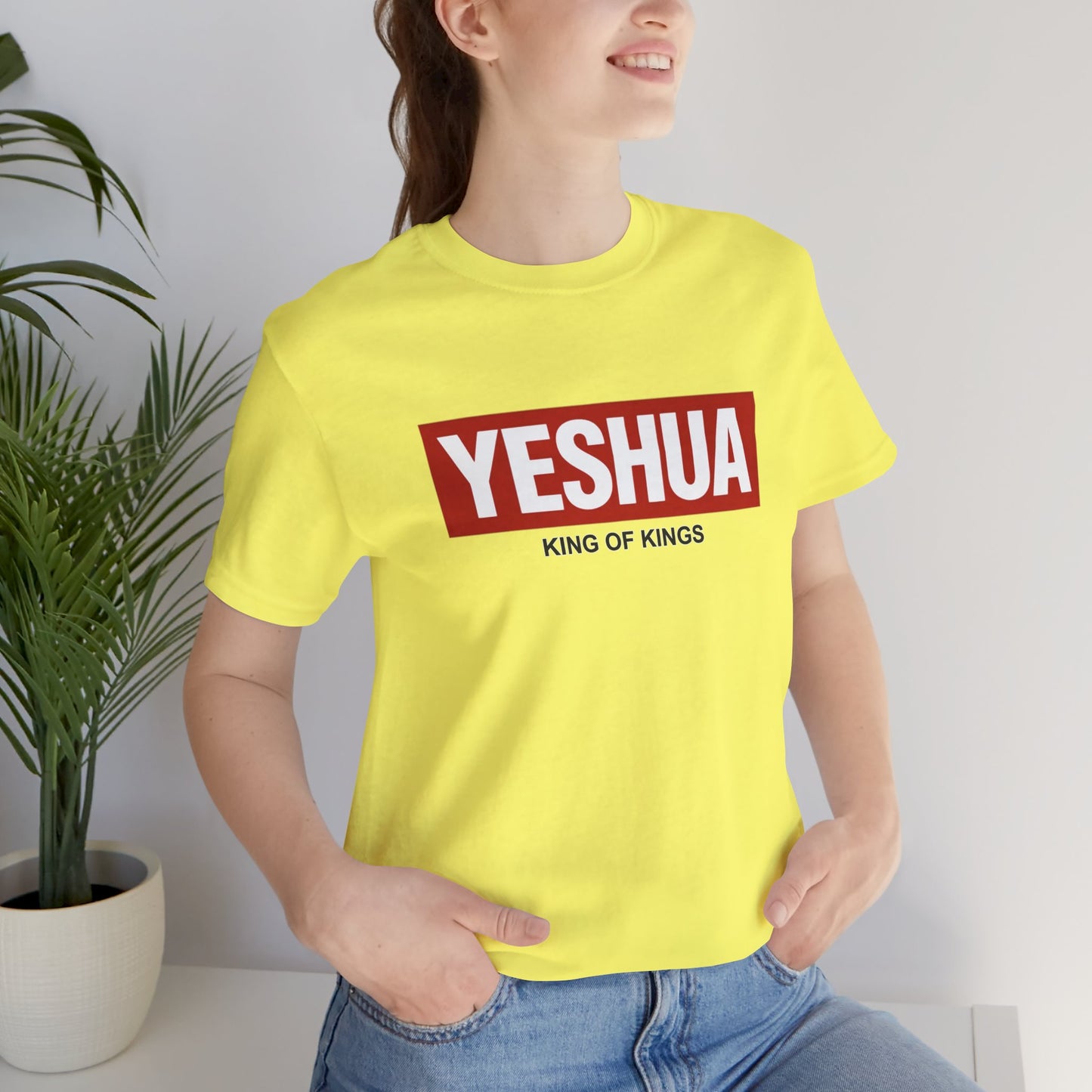 Yeshua Box Logo Classic Unisex Short Sleeve Tee